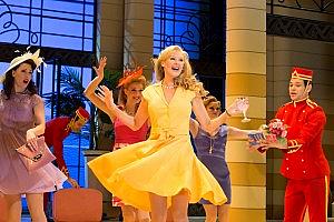 Katherine Kingsley and Cast - Dirty Rotten Scoundrels at The Savoy Theatre - Photo by Johan Persson