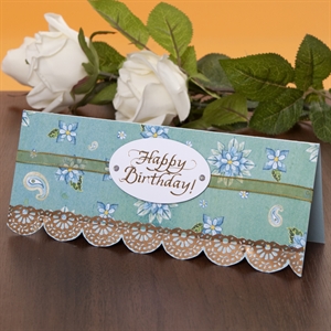 scalloped card