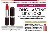 Long-lasting lipsticks