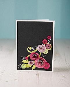 July floral card