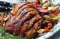 Slow-roast lamb