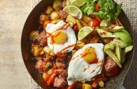 Mexican corned beef hash