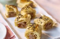 Pork and quince sausage rolls
